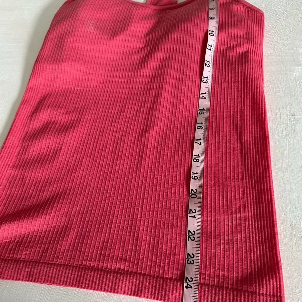 ✨🍋Lululemon Ebb to Street Tank Top Pink Blossom Blush Coral size 8 - Picture 6 of 11